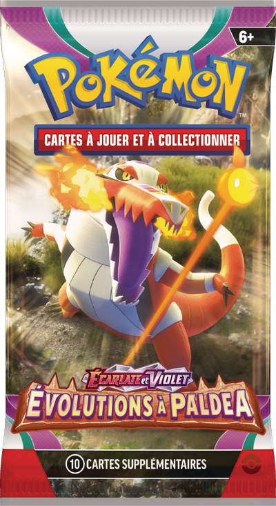 Portfolio A4 Flâmigator, Miascarade et Palmaval de Écarlate et Violet  Classeur pour Cartes 252 Cartes Pokémon 